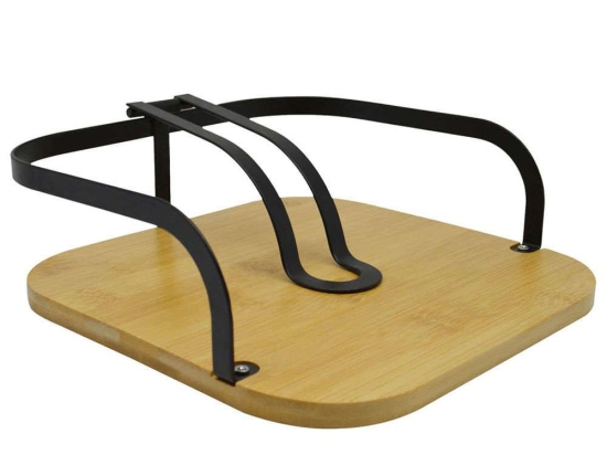 Χαρτοπετσετοθήκη 819706 20x20x7cm Natural-Black Ankor Μέταλλο,Bamboo