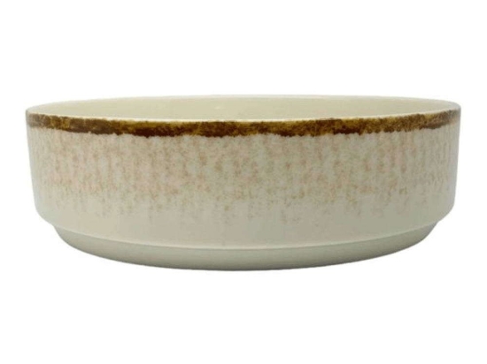 Μπωλ Σερβιρίσματος Vertical Premium Desert 8256-14 Φ17cm Beige Ankor Πορσελάνη