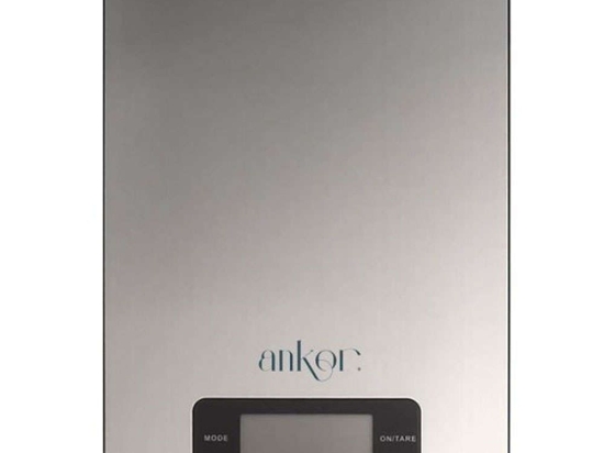 Ζυγαριά Κουζίνας Ψηφιακή 826797 15x22x1,3cm 5kg Inox Ankor Ανοξείδωτο Ατσάλι