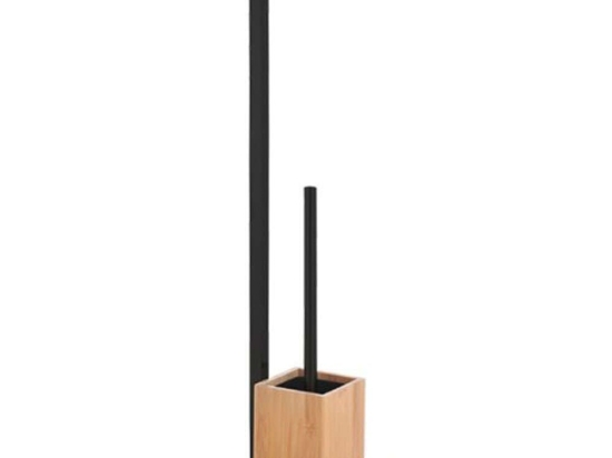 Βάση Χαρτιού Επιδαπέδια Με Πιγκάλ 824571 22x18x70cm Natural-Black Ankor Μέταλλο,Bamboo