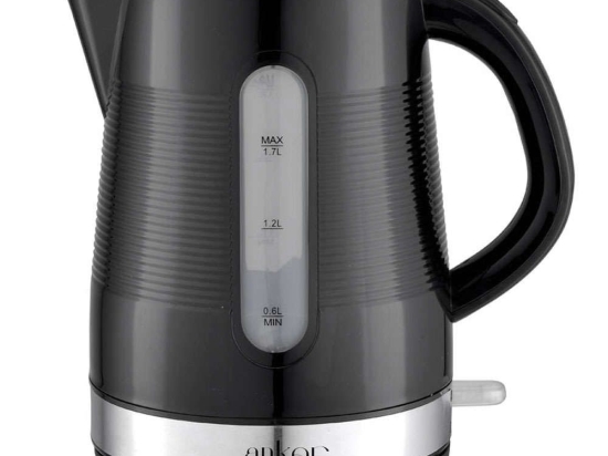 Βραστήρας 829743 1,7lt 2200W Black Ankor Ανοξείδωτο Ατσάλι