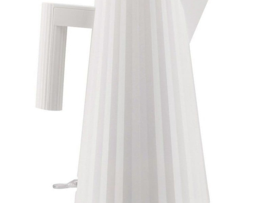 Βραστήρας Ηλεκτρικός Plissé MDL06 W 1,7Lt 2400W 21x16x29cm White Alessi Πολυρεσίνη