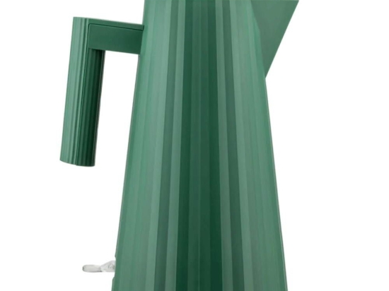 Βραστήρας Ηλεκτρικός Plissé MDL06 GR 1,7Lt 2400W 21x16x29cm Green Alessi Ρητίνη