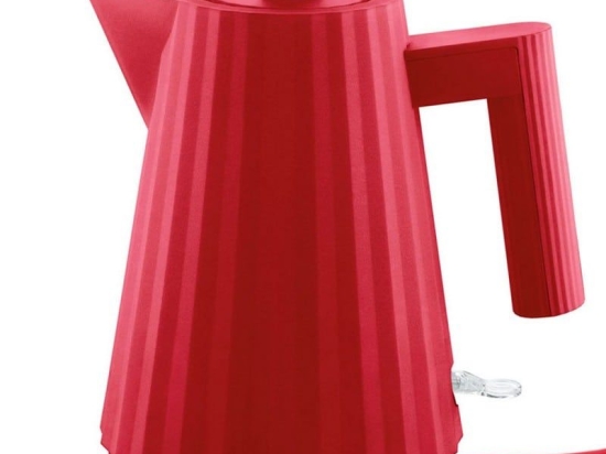 Βραστήρας Ηλεκτρικός Plissé MDL06/1 R 1,0Lt 2400W  21x16x20cm Red Alessi Πολυρεσίνη