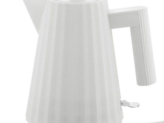Βραστήρας Ηλεκτρικός Plissé MDL06/1 W 1,0Lt 2400W 21x16x20cm White Alessi Πολυρεσίνη