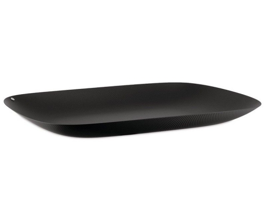 Δίσκος Σερβιρίσματος Ανάγλυφος Moiré MW70 BT 45x34cm Μεταλλικός Black Alessi Μέταλλο