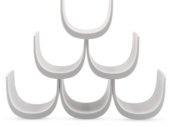 Κάβα Μπουκαλιών Noah GIA13 W 34,5x15,5x27cm White Alessi Πολυρεσίνη