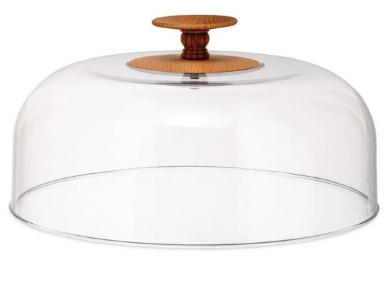Καπάκι Τουρτιέρας Dressed Air MW24 Φ32x15,5cm Clear Alessi Πολυρεσίνη