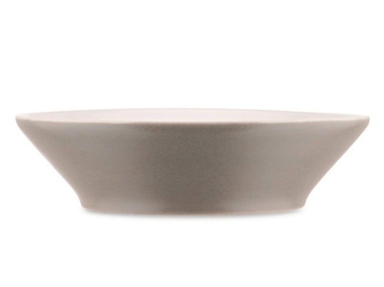 Πιάτο Σούπας Tonale DC03/2 LG Φ18,5x5cm Κεραμικό Light Gray Alessi Κεραμικό