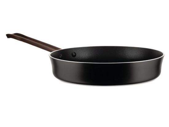 Τηγάνι Αντικολλητικό Edo PU113/20 B 38x20x7,5cm Αλουμίνιο Black Alessi Μικρό (19-22cm) Αλουμίνιο