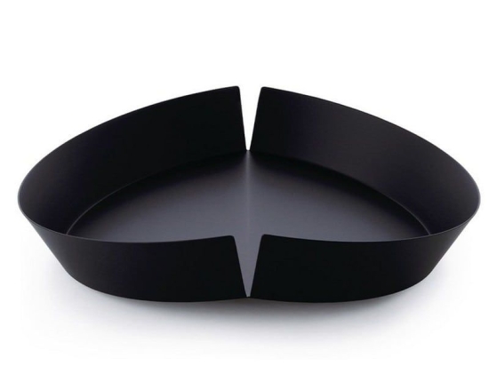 Φρουτιέρα - Ψωμιέρα Broken Bowl MSM01 B 31,5x30x7cm Μεταλλική Black Alessi Μέταλλο