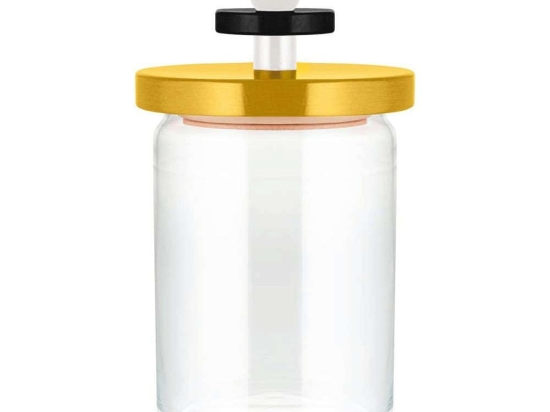 Βάζο Αποθήκευσης ES16/100 Y 1000ml Yellow-Multi Alessi Ξύλο,Γυαλί