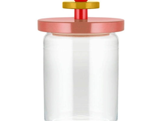 Βάζο Αποθήκευσης ES16/100 2 1000ml Pink-Multi Alessi Ξύλο,Γυαλί