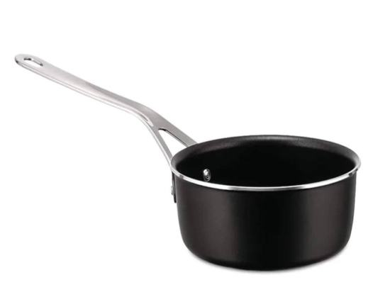 Κατσαρολάκι Γάλακτος Pots&Pans AJM105/16B Φ16cm Black Alessi 16cm Αλουμίνιο