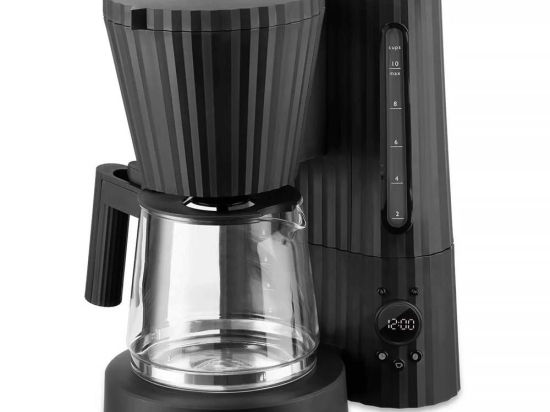 Καφετιέρα Plissé MDL14 B 1500ml Black Alessi Ρητίνη