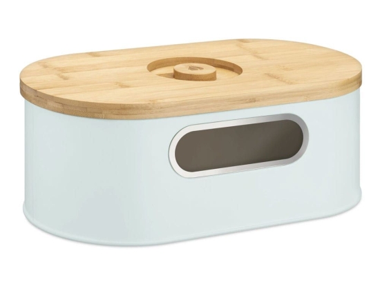 Ψωμιέρα Με Καπάκι 50595.04 Bamboo Mint-Natural Navaris Bamboo