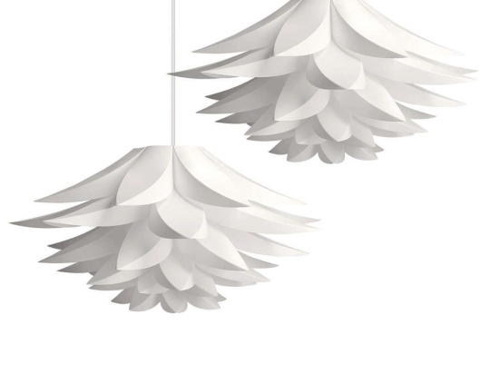 Καπέλο Αμπαζούρ (Σετ 2Τμχ) 53719.02 50cm White Kwmobile
