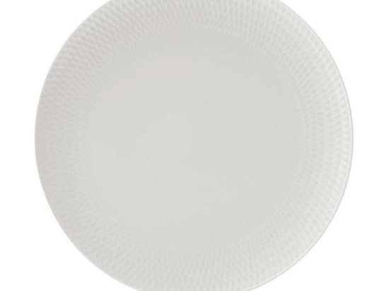 Πιάτο Φαγητού Πορσελάνινο Diamonds DV0022 Φ27cm White Maxwell&Williams Πορσελάνη