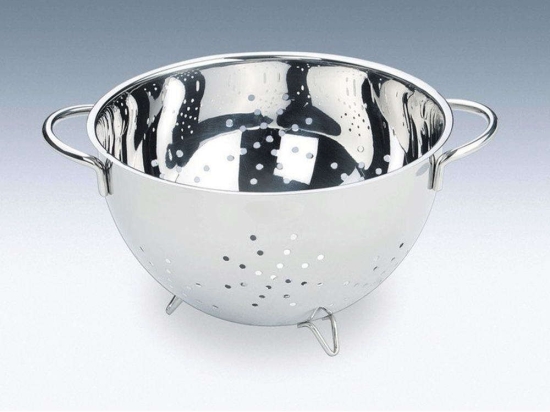 Σουρωτήρι Ζυμαρικών 25035002824 25x12,5cm Silver Kuchenprofi Ανοξείδωτο Ατσάλι
