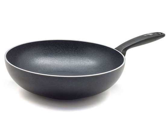Τηγάνι Wok Andorra CC001529-001 Φ28cm Black Green Pan 28cm Αλουμίνιο