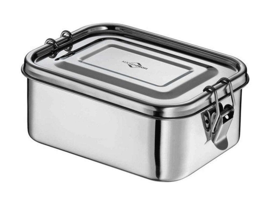 Φαγητοδοχείο Midi Classic 1002012800 17,5x13x6,5cm Silver Kuchenprofi Ανοξείδωτο Ατσάλι