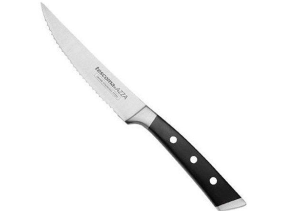 Μαχαίρι Φαγητού Azza 884511 Φ13cm Black-Silver Tescoma Ανοξείδωτο Ατσάλι