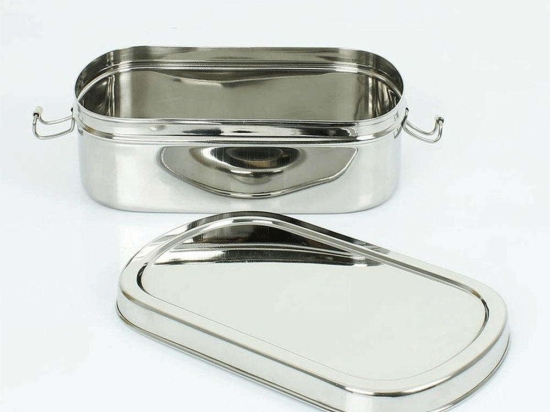 Φαγητοδοχείο Με Κλιπ VM-7600C 18x11x5cm Inox Ανοξείδωτο Ατσάλι