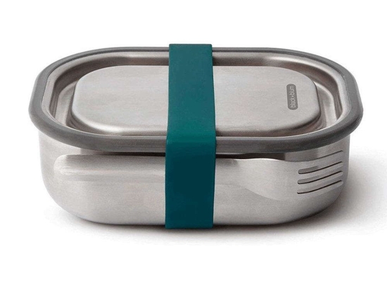 Φαγητοδοχείο Με Χώρισμα Oceam BAM-SS-L005 20x15x6,5cm Inox Black&Blum Ανοξείδωτο Ατσάλι