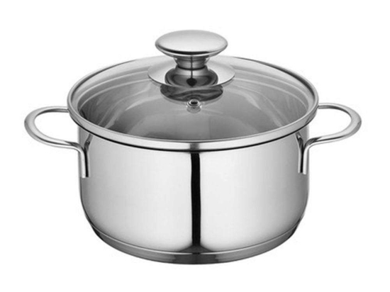 Κατσαρόλα Με Γυάλινο Καπάκι 2370702812 Φ12cm Inox Kuchenprofi 12 cm Ανοξείδωτο Ατσάλι