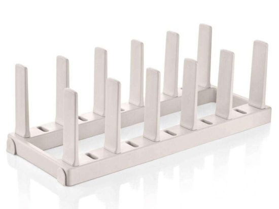 Θήκη Για 5 Τηγάνια Flexispace 899482 37x14,8cm White Tescoma Plastic