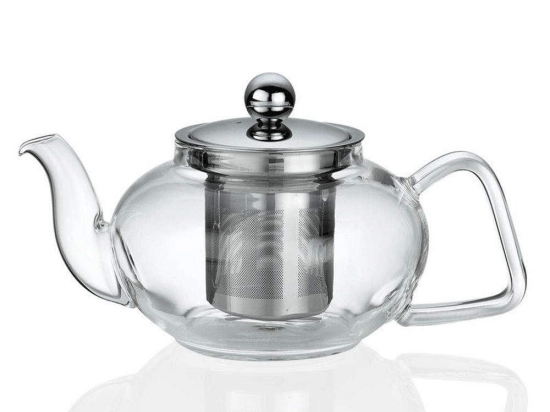 Τσαγιέρα Με Φίλτρο 1045703500 400ml Silver-Clear Kuchenprofi Γυαλί