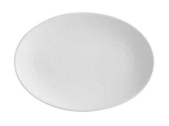 Πιατέλα Σερβιρίσματος Οβάλ Caviar AX0245 35x25cm White Maxwell&Williams Πορσελάνη