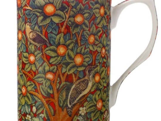 Κούπα Red Woodpecker William Morris DX0853 300ml Multi Casa Domani Πορσελάνη