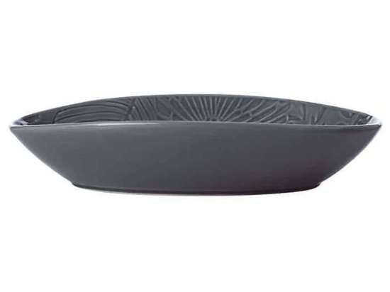 Πιατέλα Βαθιά Panama DR0352 24x17cm Grey Maxwell & Williams Κεραμικό