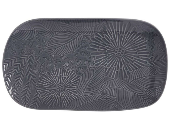 Πιατέλα Panama DR0357 39x23cm Grey Maxwell & Williams Κεραμικό