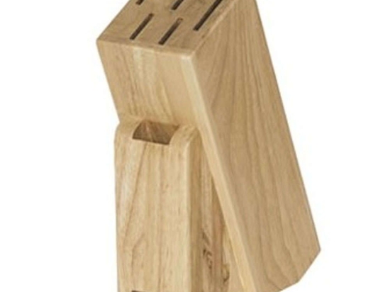 Βάση Μαχαιριών Και Ψαλιδιού 6 Θέσεων Woody 869505 Natural Tescoma Ξύλο