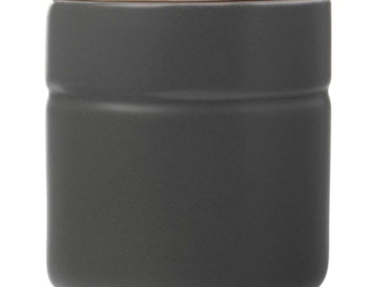 Δοχείο Αποθήκευσης AY0303 600ml Anthracite-Natural Maxwell&Williams Ξύλο,Πορσελάνη