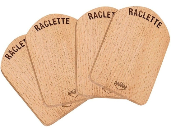 Σουβέρ Raclette (Σετ 4Τμχ) 1748001000 14x9x1cm Natural Kuchenprofi Ξύλο