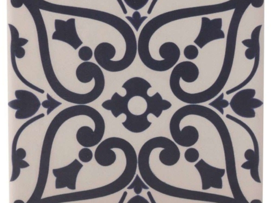 Σουβέρ Medina Maarif DU0009 9x9cm White-Black Maxwell & Williams Κεραμικό