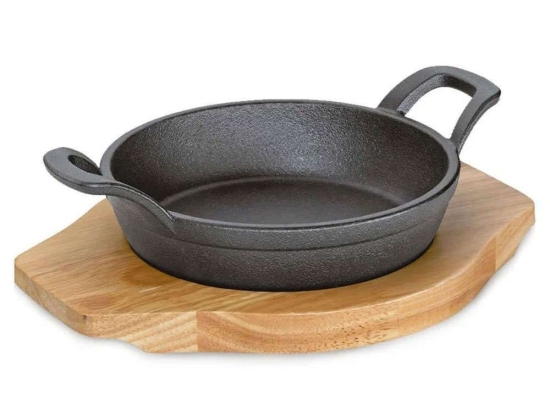 Σαγανάκι Σε Βάση 0305251016 16cm Black Kuchenprofi Μαντέμι,Ξύλο