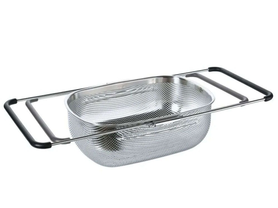 Σουρωτήρι Λαχανικών Delux 2506102834 34x24x11,4cm Inox Kuchenprofi Ανοξείδωτο Ατσάλι