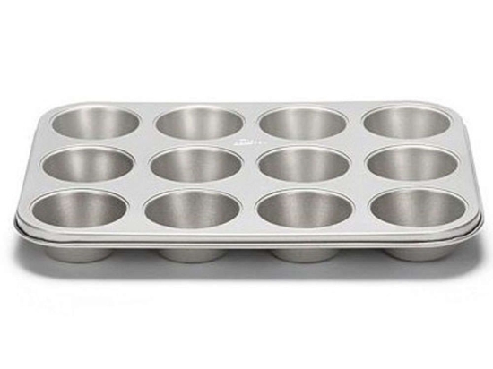 Φόρμα Cupcakes/Muffins 12 Θέσεων Silver Top 221.03634.1 35cm Silver Patisse Ανοξείδωτο Ατσάλι