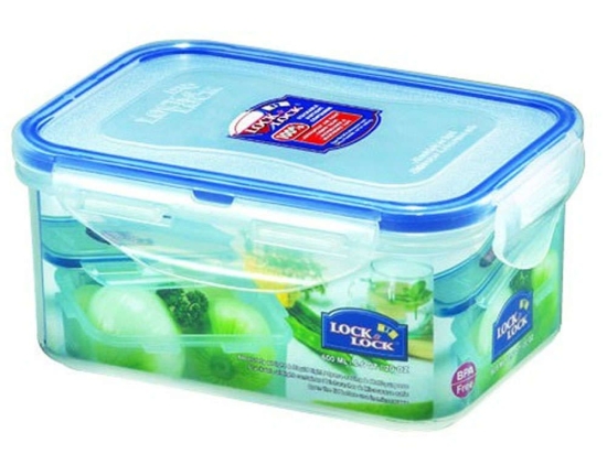 Δοχείο Φαγητού HPL811 15.1x10.8x6.9cm 600ml Clear-Blue Lock & Lock Πολυπροπυλένιο