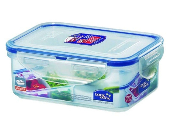 Δοχείο Φαγητού HPL814 15.1x10.8x5.8cm 460ml Clear-Blue Lock & Lock Πολυπροπυλένιο
