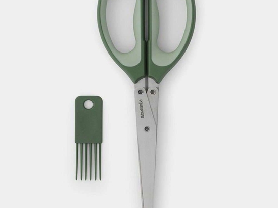 Ψαλίδι Μαγειρικής Tasty 081.1216/85 Silver-Green Brabantia Ανοξείδωτο Ατσάλι