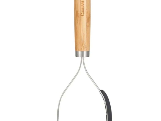Πολτοποιητής Πατάτας Naturals C70008 27cm Silver-Natural Culinare Ατσάλι,Bamboo