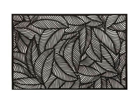 Σουπλά Leaf Gold GI0175 43x30cm Black Maxwell & Williams PVC