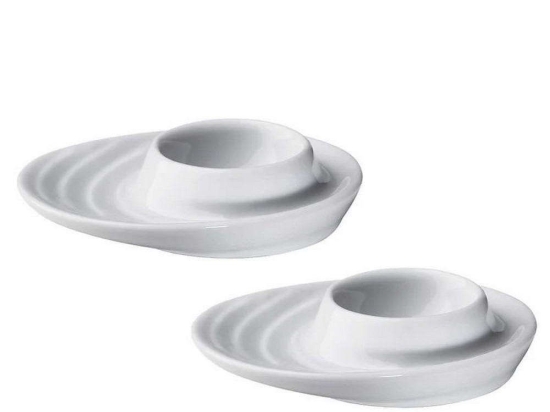 Αυγοθήκη (Σετ 2Τμχ) 0750828202 White Kuchenprofi Κεραμικό