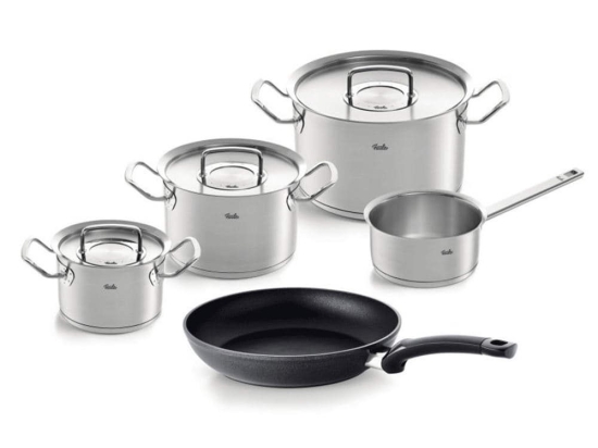 Μαγειρικά Σκεύη Original Profi (Σετ 5Τμχ) 084-328-05-000/0 Inox Fissler Ανοξείδωτο Ατσάλι