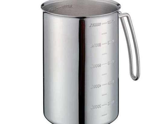 Μεζούρα με Λαβή 0911802810 1Lt Inox Kuchenprofi Ανοξείδωτο Ατσάλι